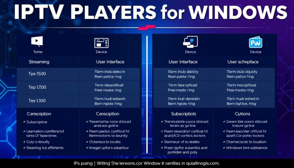 IPTV Player Comparison